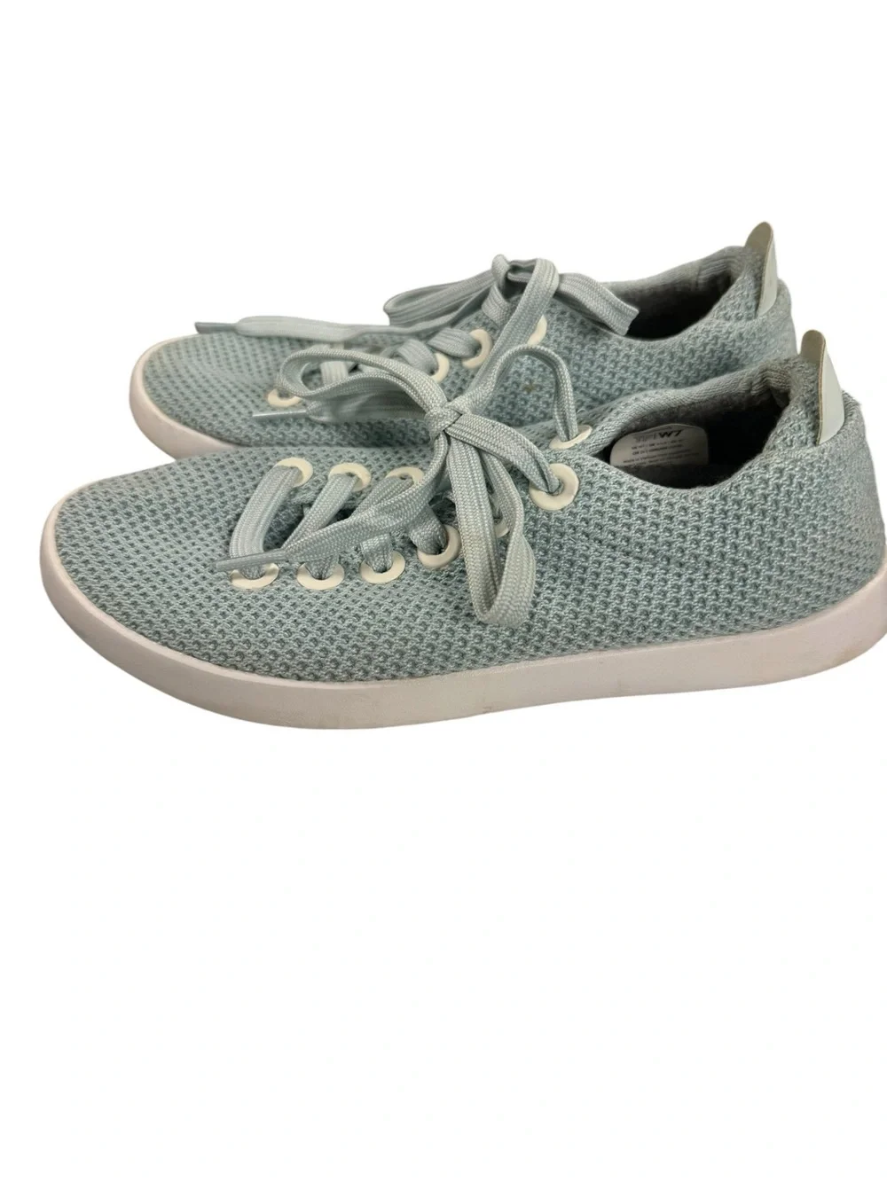 Allbirds Light Blue Tree Pipers Lace Up Sneakers Size 7